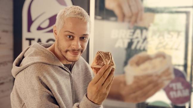 The Pete Davidson campaign launches this month. Credit: Taco Bell
