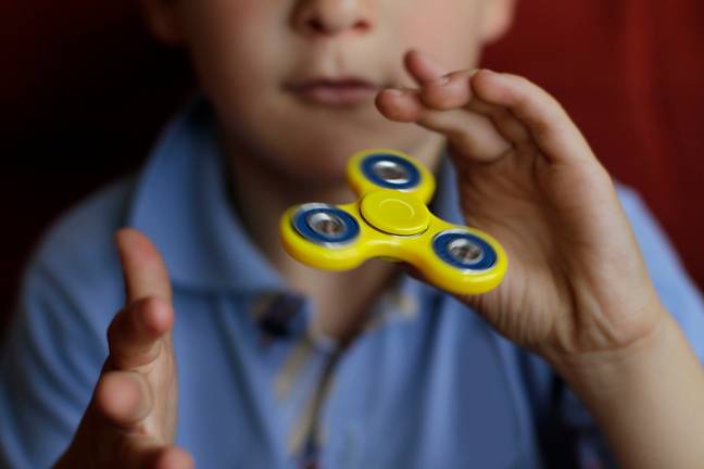 Fidget spinners reached their peak of popularity back in 2017. Credit: Getty Images/Stock Photo