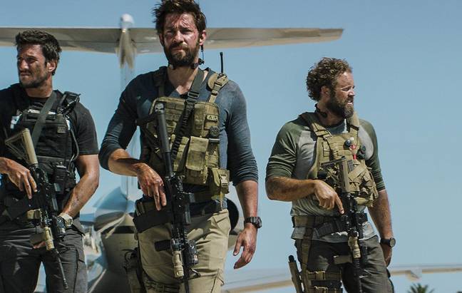  The Michael Bay directed 2016 action drama sees John Krasinski lead a security team in Libya. Credit: Paramount pictures