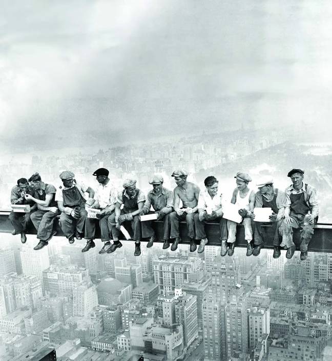 This iconic 1930s photo made waves across America. Credit: Rockerfeller Center