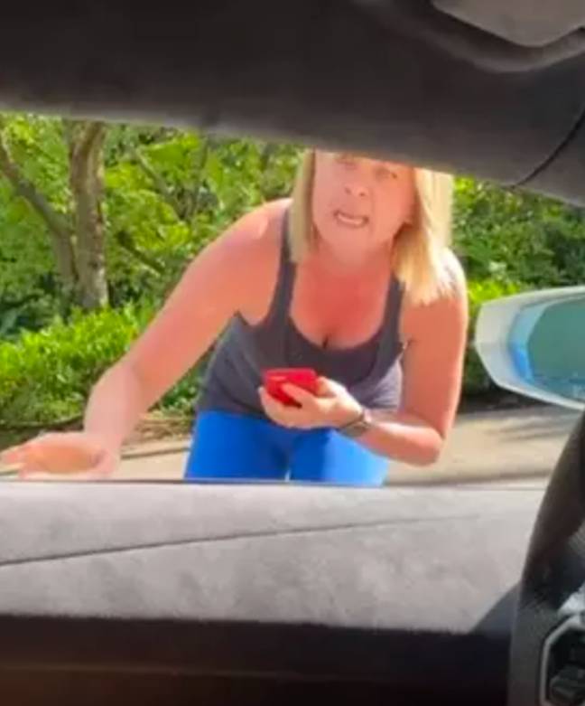 The woman threatened to call the police. Credit: TikTok/@extremeexotics