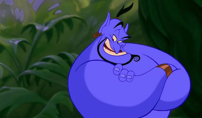 The Genie is one of William's most popular and beloved roles. Credit: Disney