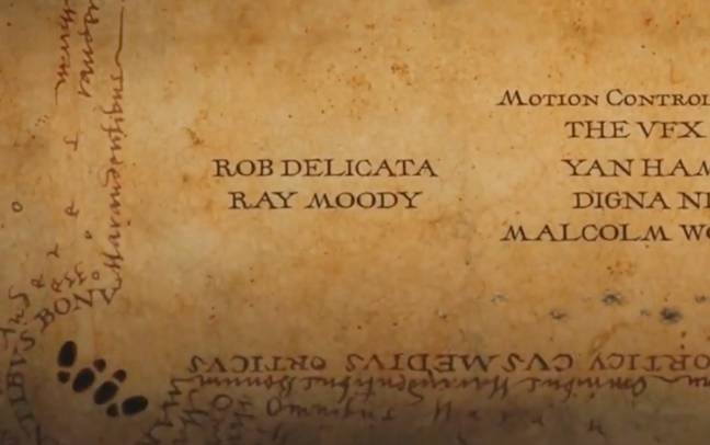 The footprints are easy to miss. Credit: Warner Bros.