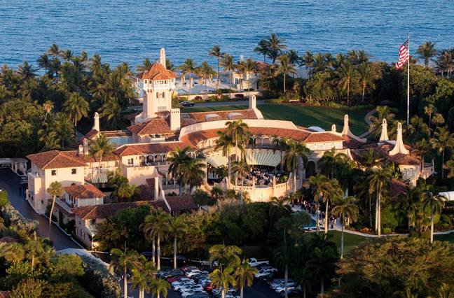 Trump's sprawling Florida home, Mar-a-Lago, was recently raided by the FBI. Credit: Xinhua / Alamy Stock Photo