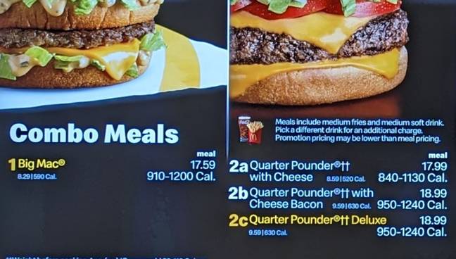 The McDonald's customer was shocked at the cost of the food. Credit: Twitter/@sam_learner 