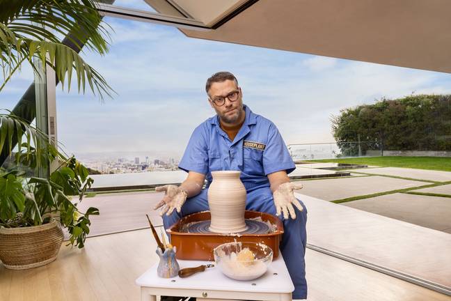 Rogen owns his own company called 'Houseplant' that sells pottery and other homeware. Credit: Airbnb