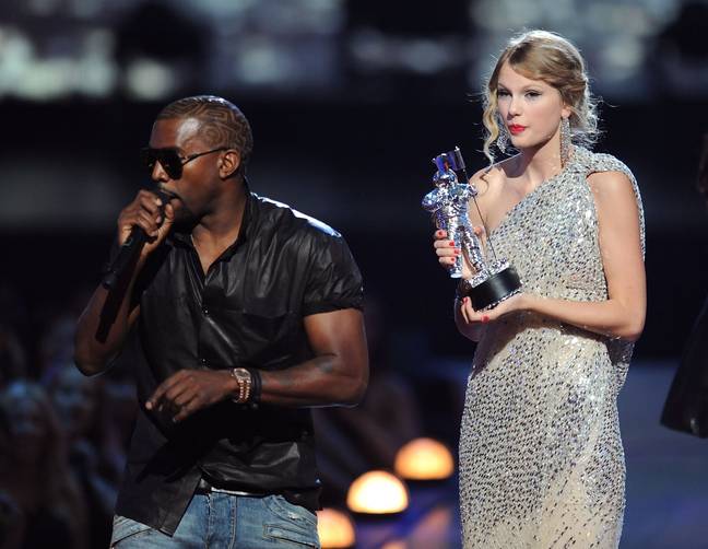 Kanye West and Taylor Swift's fallout dates back to 2009. Credits: Kevin Mazur/WireImage