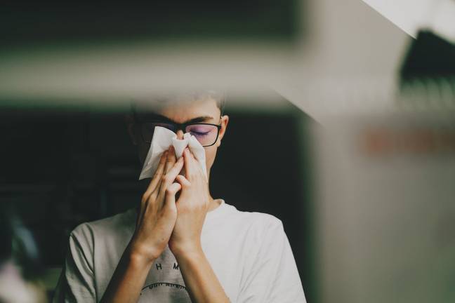A study has revealed why you still feel stuffed up weeks after a cold passes. Credit: Getty Stock Photo