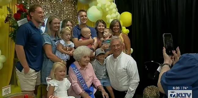 A huge party was thrown when Melba retired. Credit: KLTV7