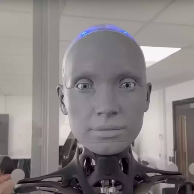 Ameca the robot has an optimistic prediction for the future of humanity. Credit: YouTube/Engineered Arts