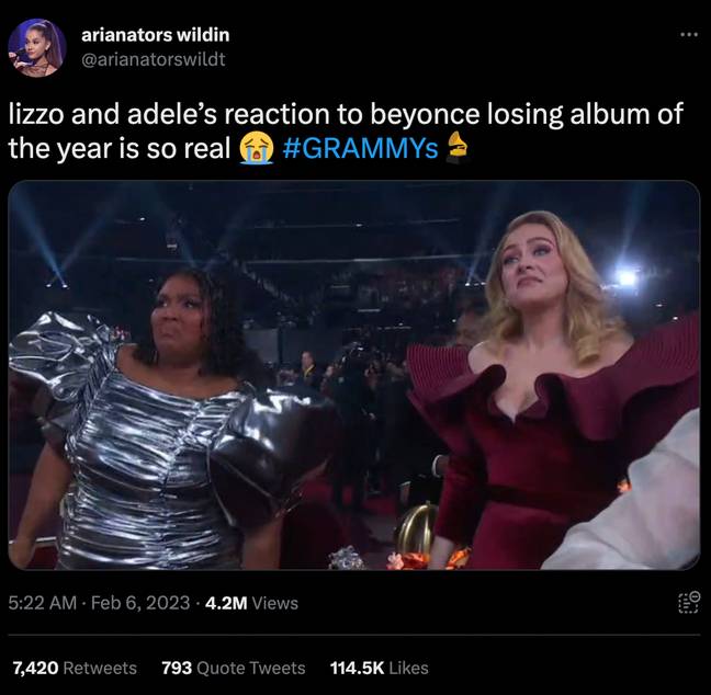 Many people were as similarly as disappointed at Jay-Z. Credit: @arianatorswildt/ Twitter