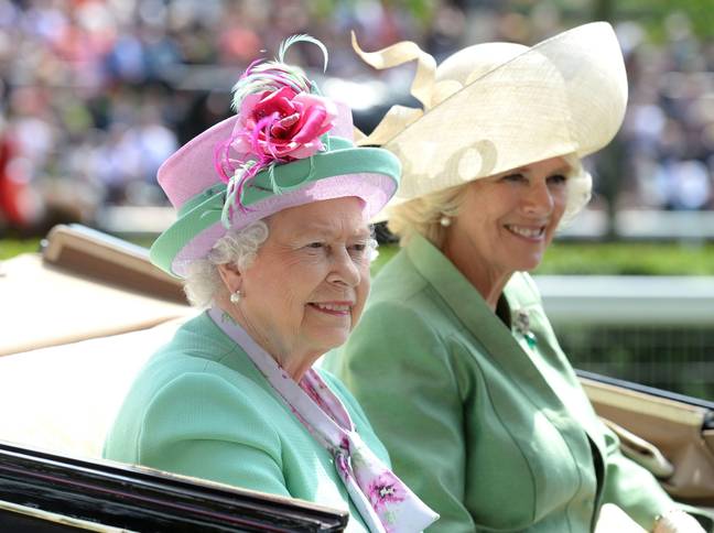 The Queen with Camilla at Royal Ascot in 2013. (Alamy)