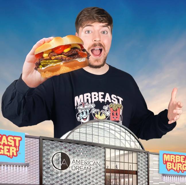 MrBeast is being sued by Virtual Dining Concepts. Credit: Instagram/mrbeastburger