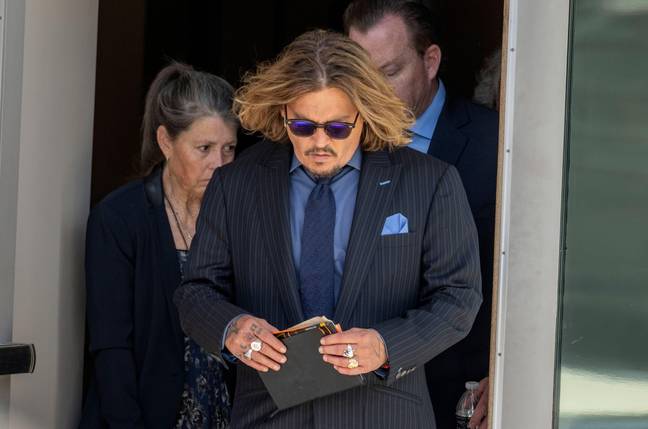 Johnny Depp claims he has never hit ex-wife Amber Heard. Credit: Alamy