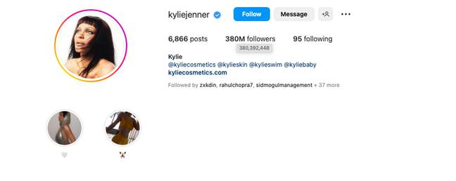 Credit: Instagram/kyliejenner