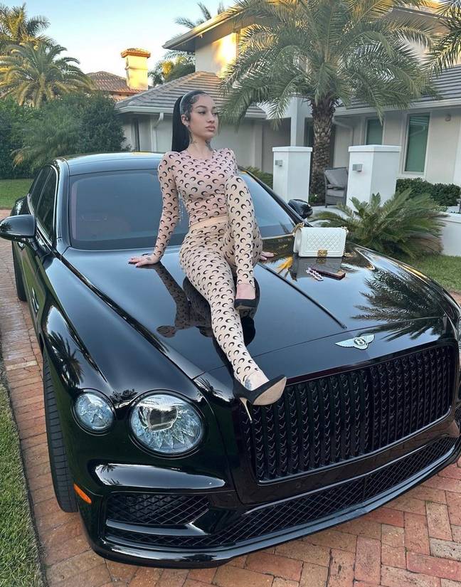 Rap star Bhad Bhabie has defended Chief Keef over allegations he 'groomed' her when they started dating. Credit: Instagram/@bhadbhabie