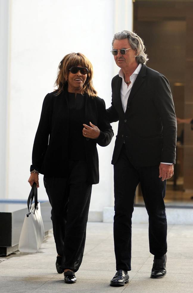 Tina Turner and Erwin Bach met in 1985. Credit: Alamy