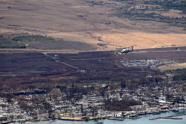 Wildfires have ravaged Maui. Credit: MANDEL NGAN/AFP via Getty Images
