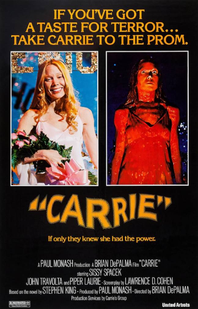 Carrie inspired a lot of Tarantino's future work. Credit: Red Bank Films