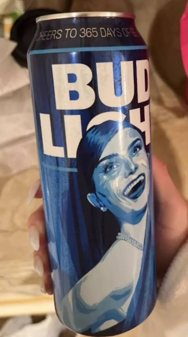 The beer can that started the controversy. Credit: Instagram / Dylan Mulvaney