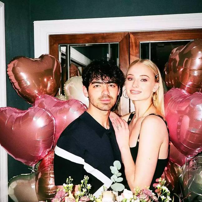 Jonas and Turner first sparked dating rumours in 2016. Credit: Instagram/@sophiet