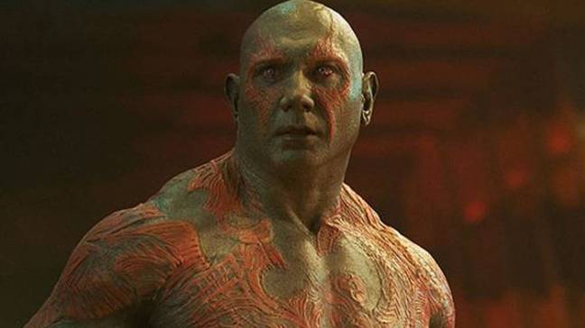 Dave Bautista played Drax the Destroyer. Credit: Marvel