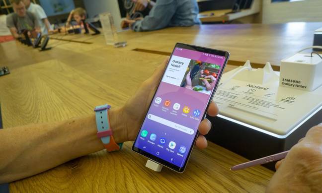 Samsung phones are the most popular in the country. Credit: Sipa US/Alamy