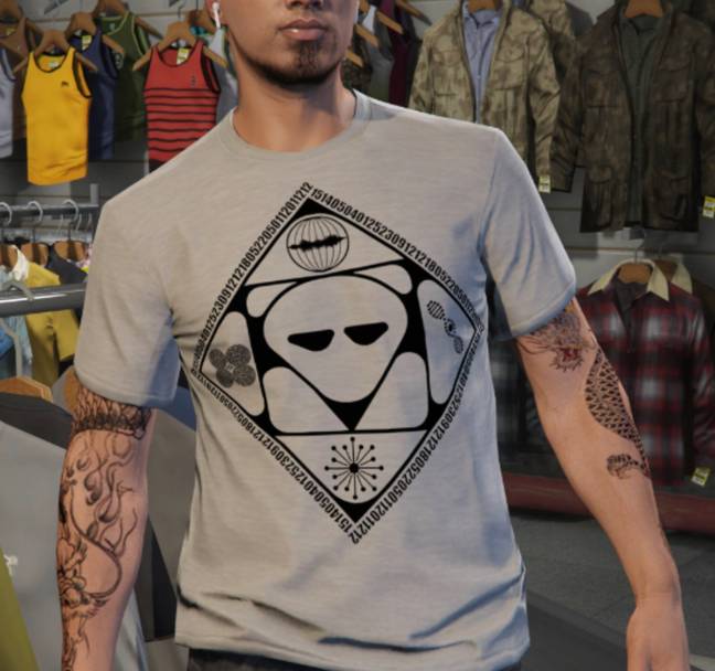 Fans have speculated the shirt could be teasing GTA VI's release date, too. Credit: Rockstar Games