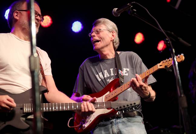 Stephen King really likes to rock out. Credit: Star Tribune via Getty Images