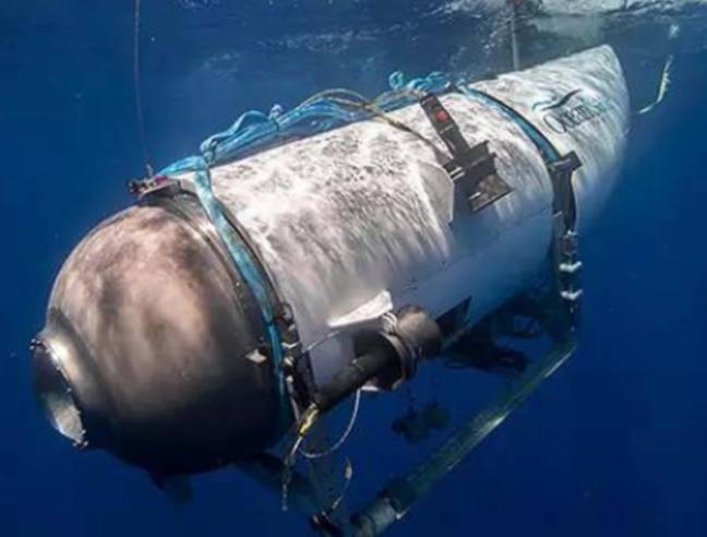 The submarine has five people on board. Credit: OceanGate