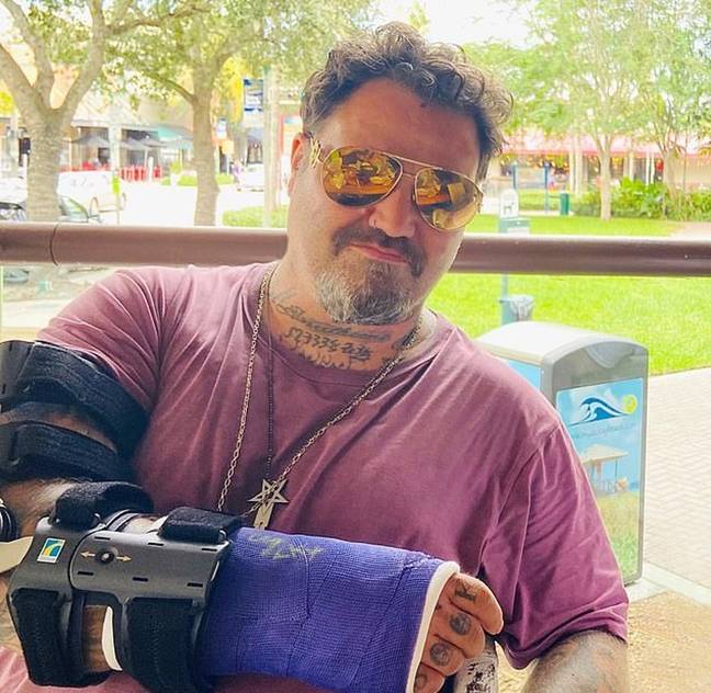 During the altercations, Bam allegedly struck his brother several times around the head, warning: &quot;I'll kill you. I'll put a bullet in your head.&quot; Credit: Instagram/@bam__margera