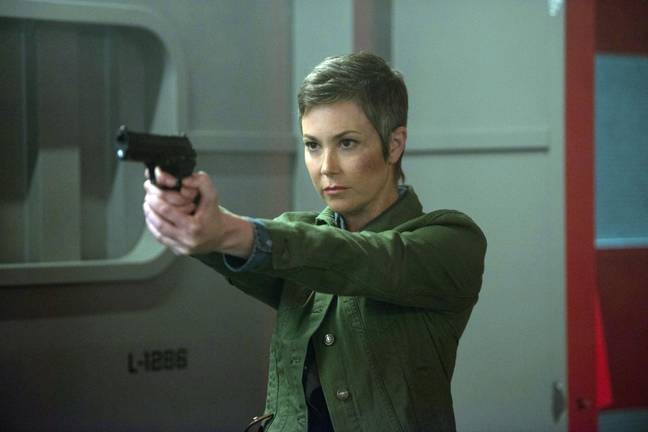 Kim Rhodes landed a role on the incredibly popular show Supernatural. Credit: Everett Collection Inc / Alamy Stock Photo