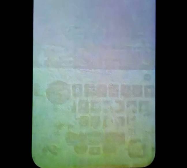 What burn in can look like. Credit: YouTube/Demon's Tech