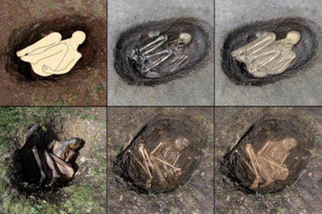 Mummified remains found in Sado Valley, Portugal. (Cambridge University Press/Rita Peyroteo-Stjerna, Liv Nilsson Stutz, Hayley Louise Mickleburgh and João Luís Cardoso)