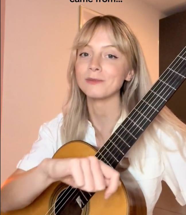 The Nokia tune (also called ‘Grande Valse’) is from a solo guitar piece by Francisco Tárrega, called Gran Vals (1902). Credit: Alexandra Whittingham/TikTok
