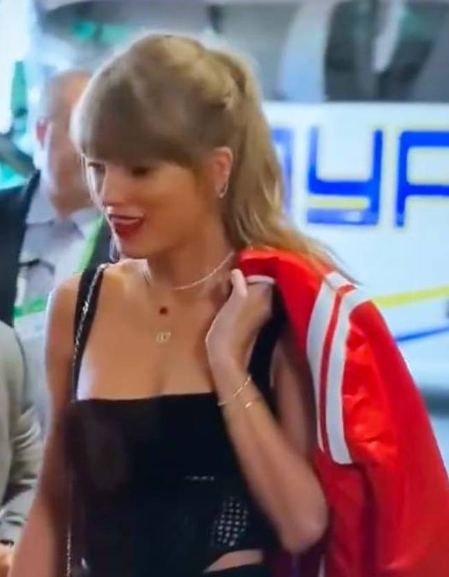 Taylor Swift's outfit has a deeper meaning. Credit: CBS