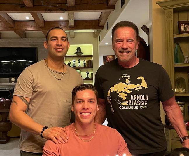 Joseph Baena's dad is Arnold Schwarzenegger. Credit: Instagram/ @joebaena