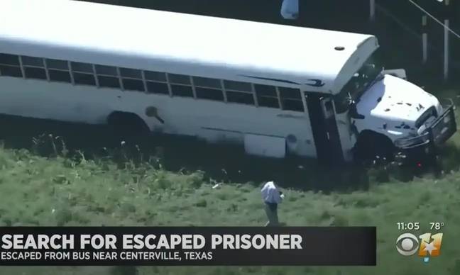 Lopez had been on the run since escaping from a prison bus on 12 May. Credit: CBSDFW