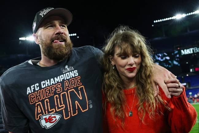 Swift has faced backlash after going to Travis Kelce's games. Credit: Getty Images/ Patrick Smith 