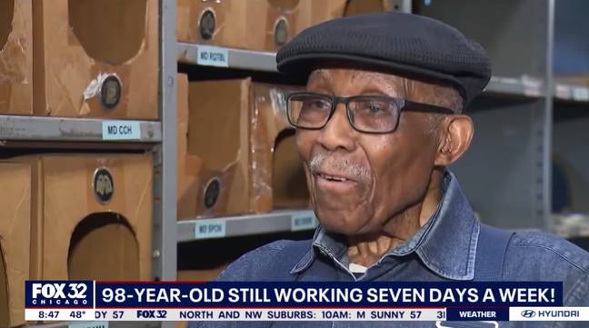 Joe says his positive outlook on life is the reason for his old age. Credit: YouTube/Fox 32 Chicago