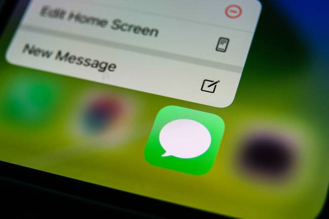 Apple is working on becoming more open with other messaging platforms. Credit: Jakub Porzycki/NurPhoto via Getty Images