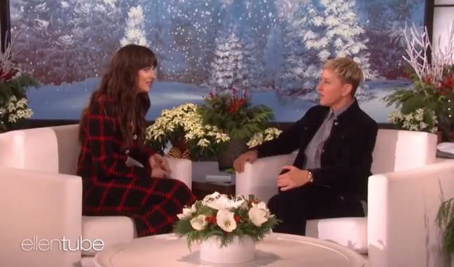 The interview is perhaps one of the most awkward in the show's history. Credit: YouTube/TheEllenShow
