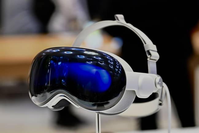Apple has said it hopes to blend the lines between the real and virtual world.Credit: Fatih Aktas/Anadolu via Getty Images