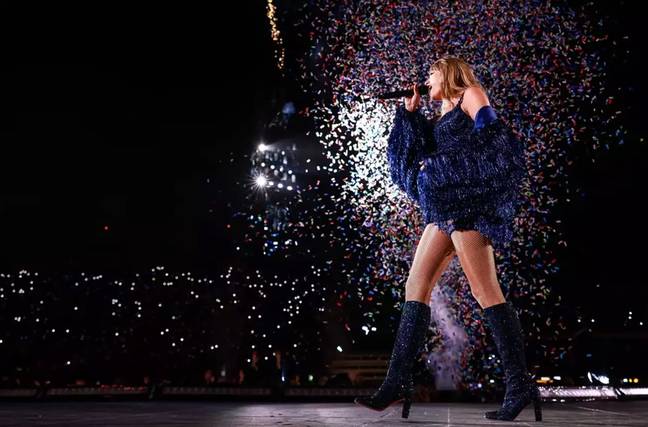 A fan has tragically died before a Taylor Swift concert. Credit: Hector Vivas/TAS23/Getty Images for TAS Rights Management