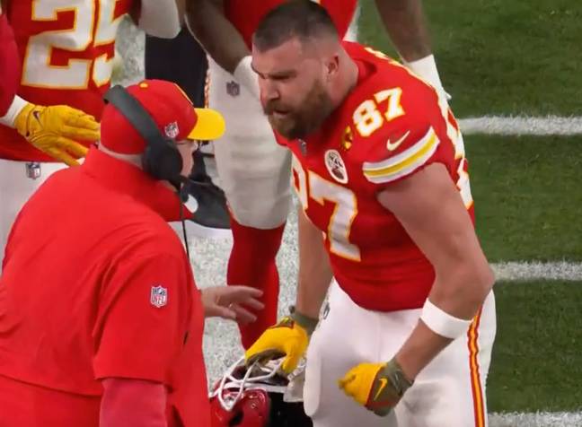 James said Kelce displayed 'real anger'. Credit: CBS Sports/X