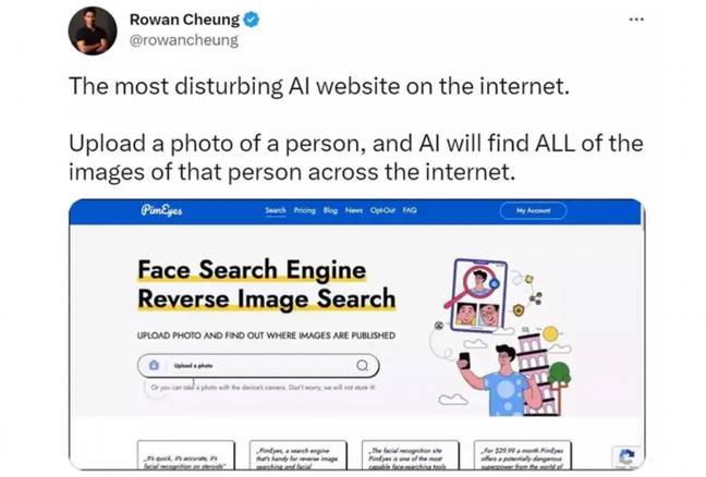 The website has been called