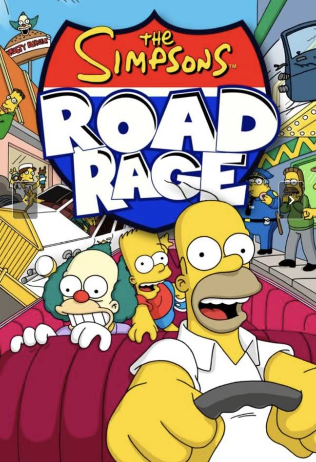 The game was a childhood classic. Credit: The Simpsons: Road Rage (2001) / IMDB 