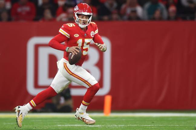 Patrick Mahomes revealed he always has to wear the same underwear during big games. Credit: Alex Grimm/Getty Images