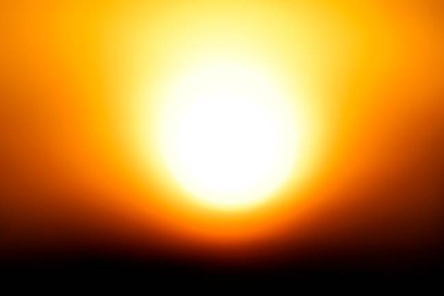A massive hole has opened up in the Sun. Credit: Getty Stock Photo 