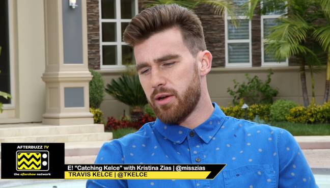 Kelce named Taylor Swift as the person he'd 'kiss' in 2016. Credit: AfterBuzz TV